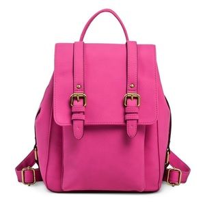 Hot Pink Mini Backpack Handbag